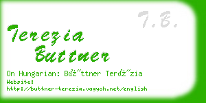 terezia buttner business card